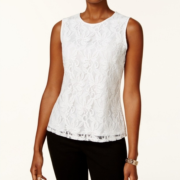 Kasper Tops - 🎉2 for $15🎉 NEW Kasper Ivory Shell, XS